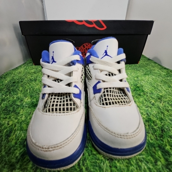 NIKE Air Jordan 4 Retro Motorsport 2017 Toddler Size 7C Cleanest Pair Here , fi - Picture 14 of 14